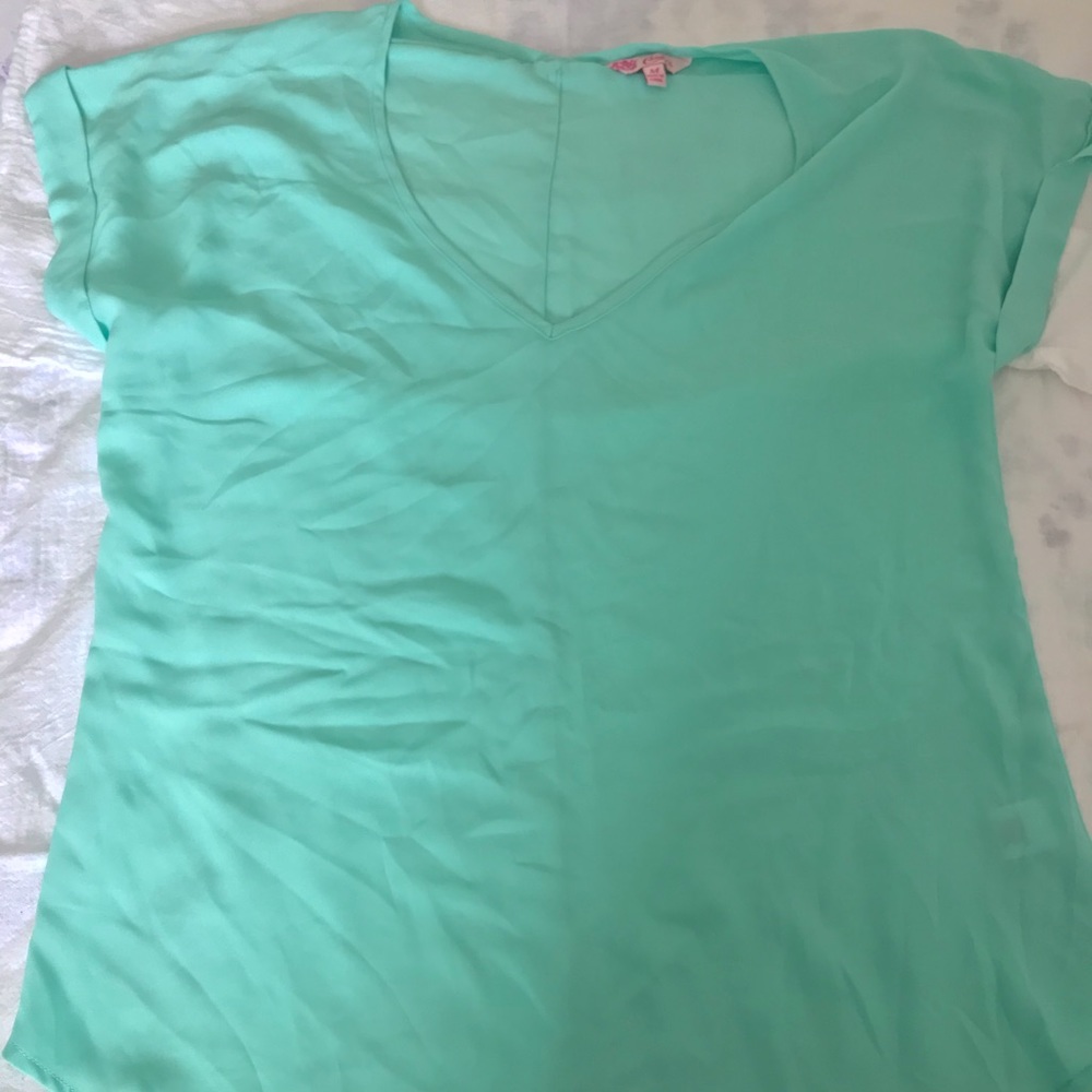 Mint Sheer Blouse
